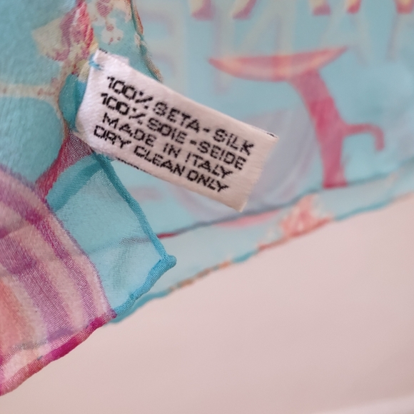 Chanel silk scarf 100% authentic - Picture 3 of 4